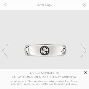 Gucci “Blind For Love” Ring
